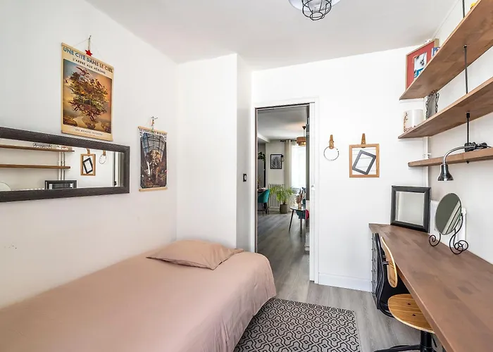 Appartamento Boho Zen - T3 Calme Avec Parking En